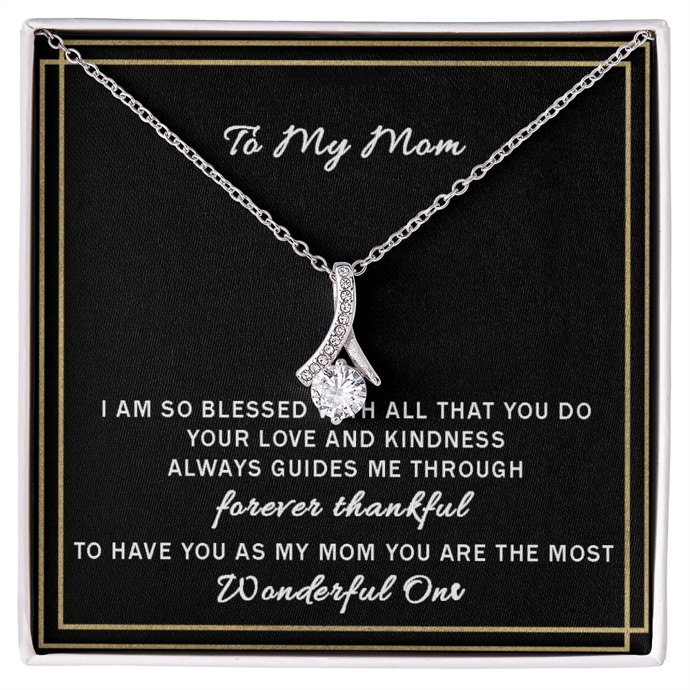 Wonderful Mom Alluring Beauty necklace - 18k White and Gold