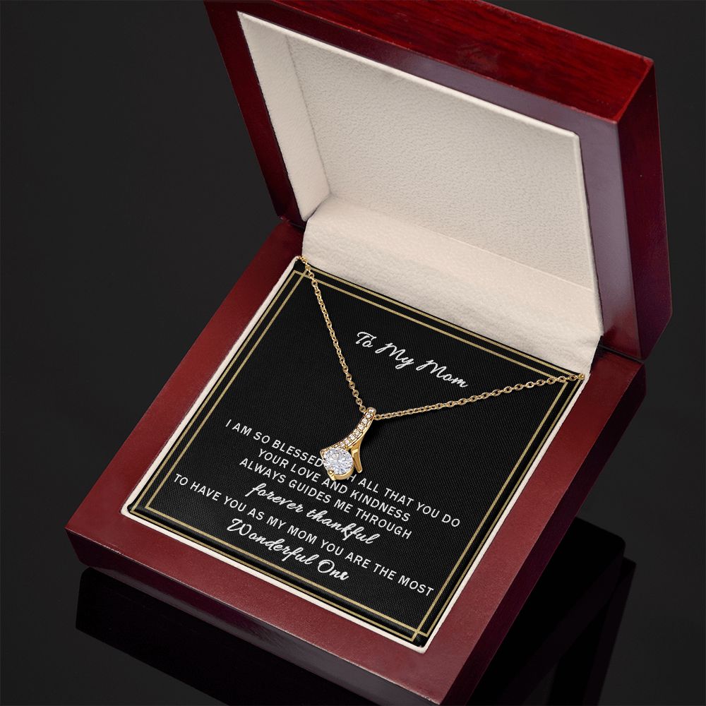 Wonderful Mom Alluring Beauty necklace - 18k White and Gold