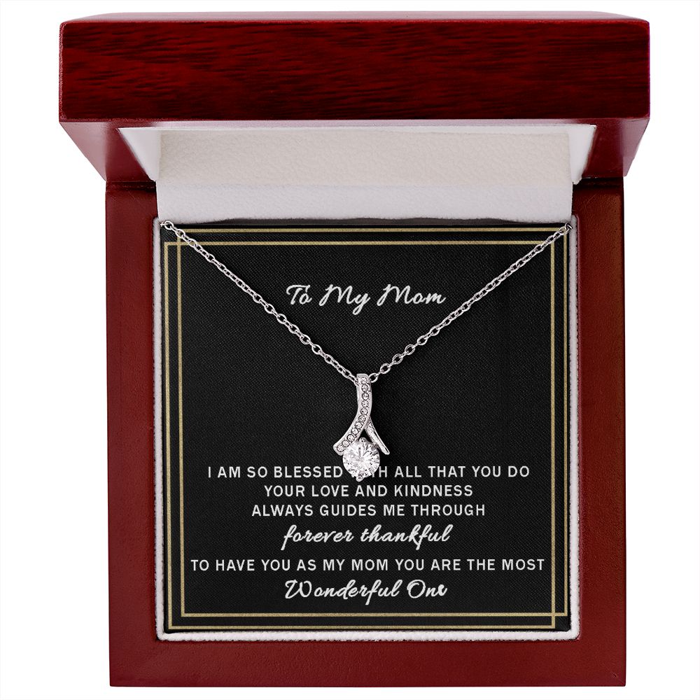 Wonderful Mom Alluring Beauty necklace - 18k White and Gold