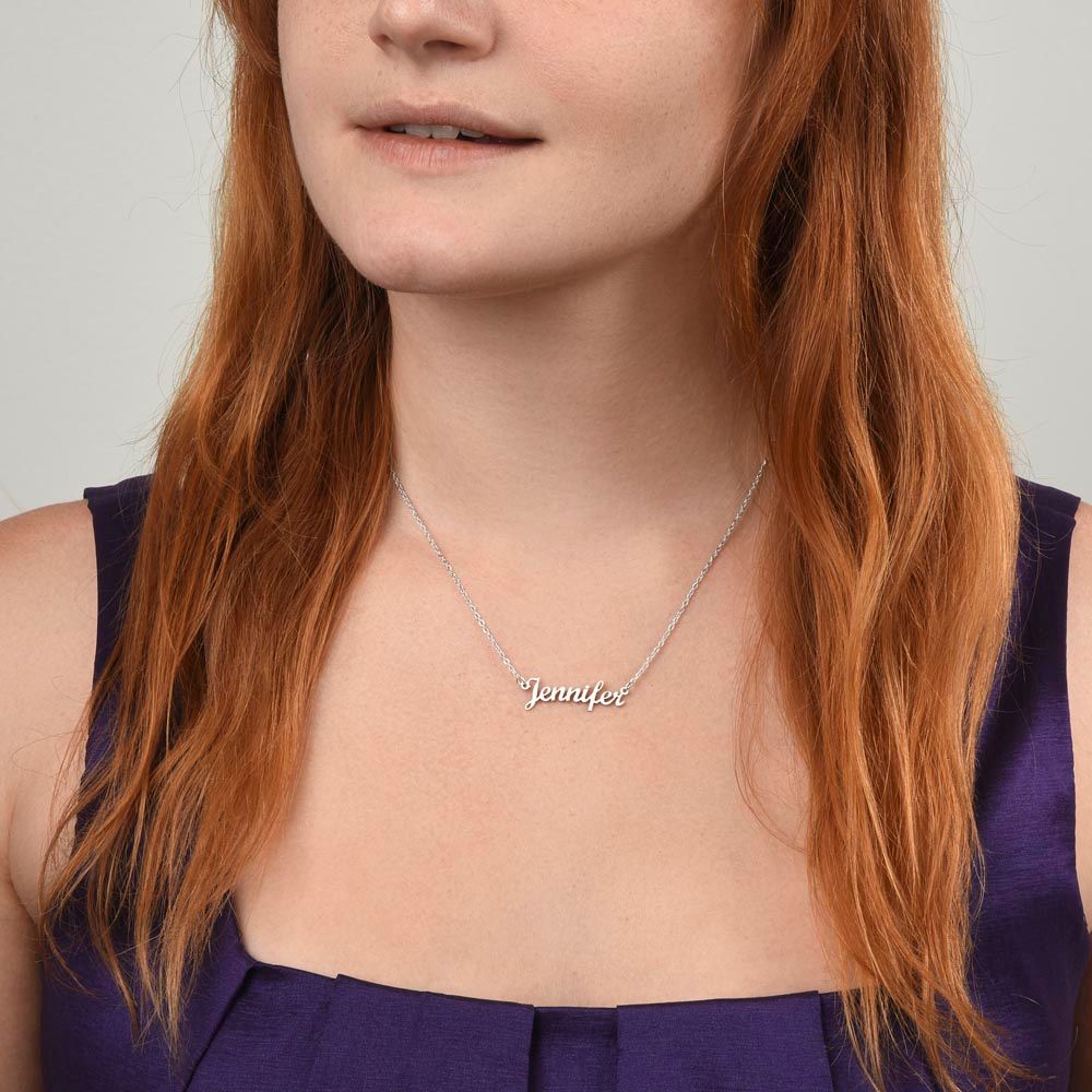I squeezed this - Personalized Name Necklace - Touch Of Divine