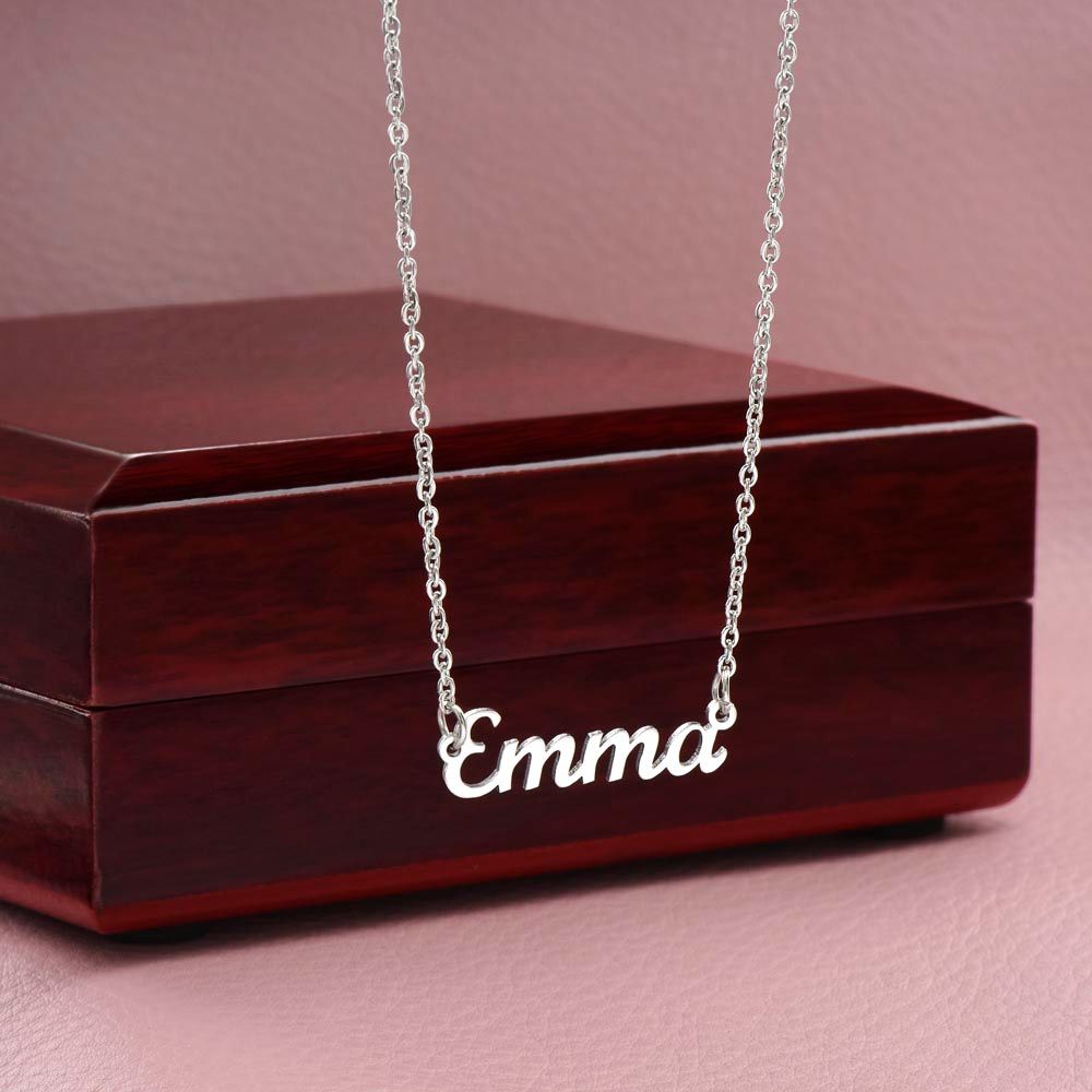 I squeezed this - Personalized Name Necklace - Touch Of Divine