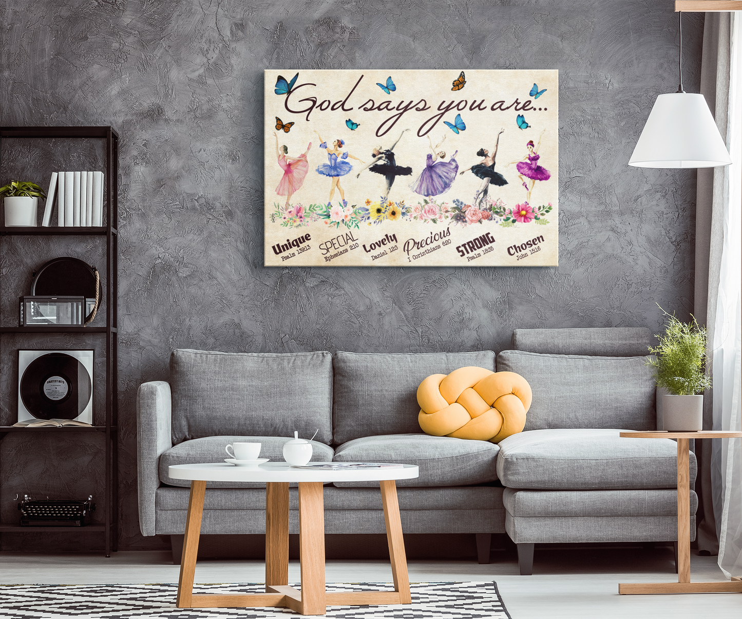God says you are | Ballerina Canvas | Wall Art Canvas - Touch Of Divine