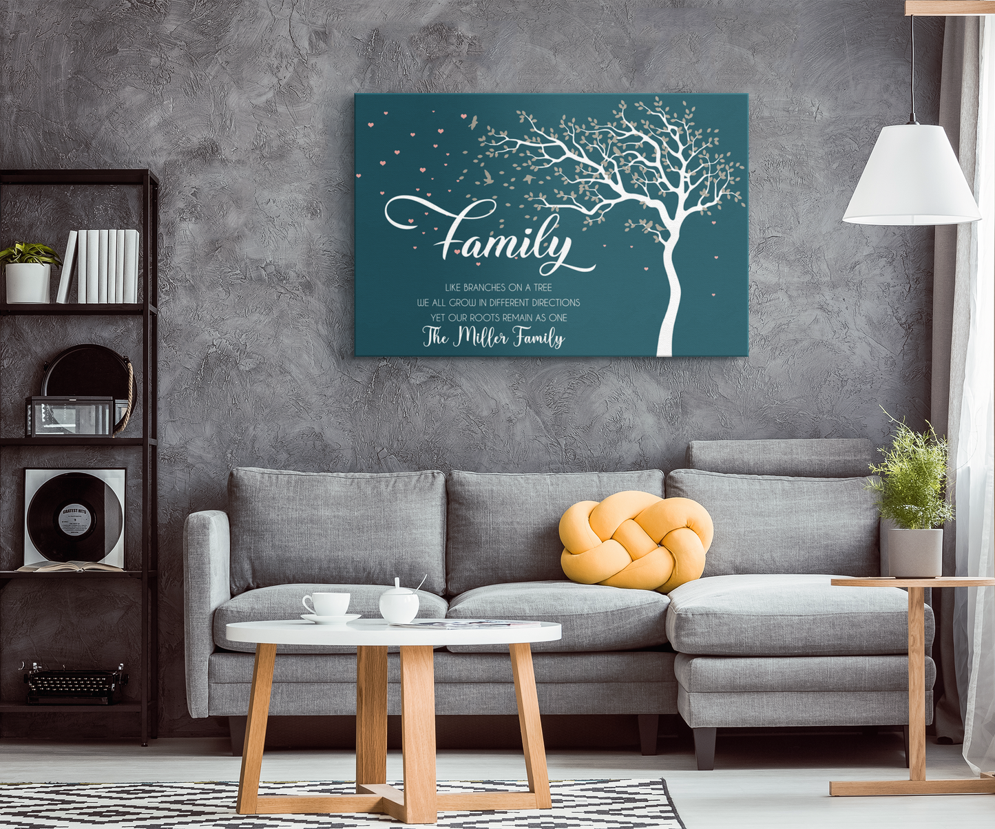 Family Like Branches on a Tree Canvas Wall Art - Touch Of Divine
