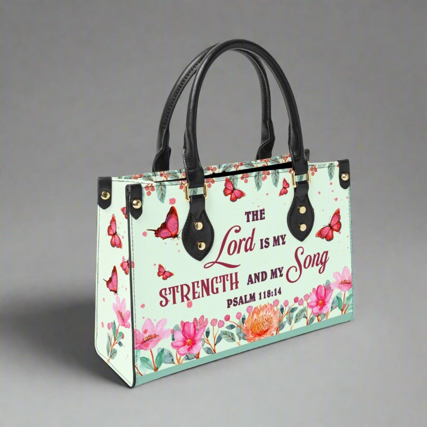 Lord is my strength - Women's Bespoke Bag - Long Strap
