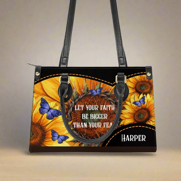 Let Your Faith Be Bigger - Women's Bespoke Bag - Long Strap