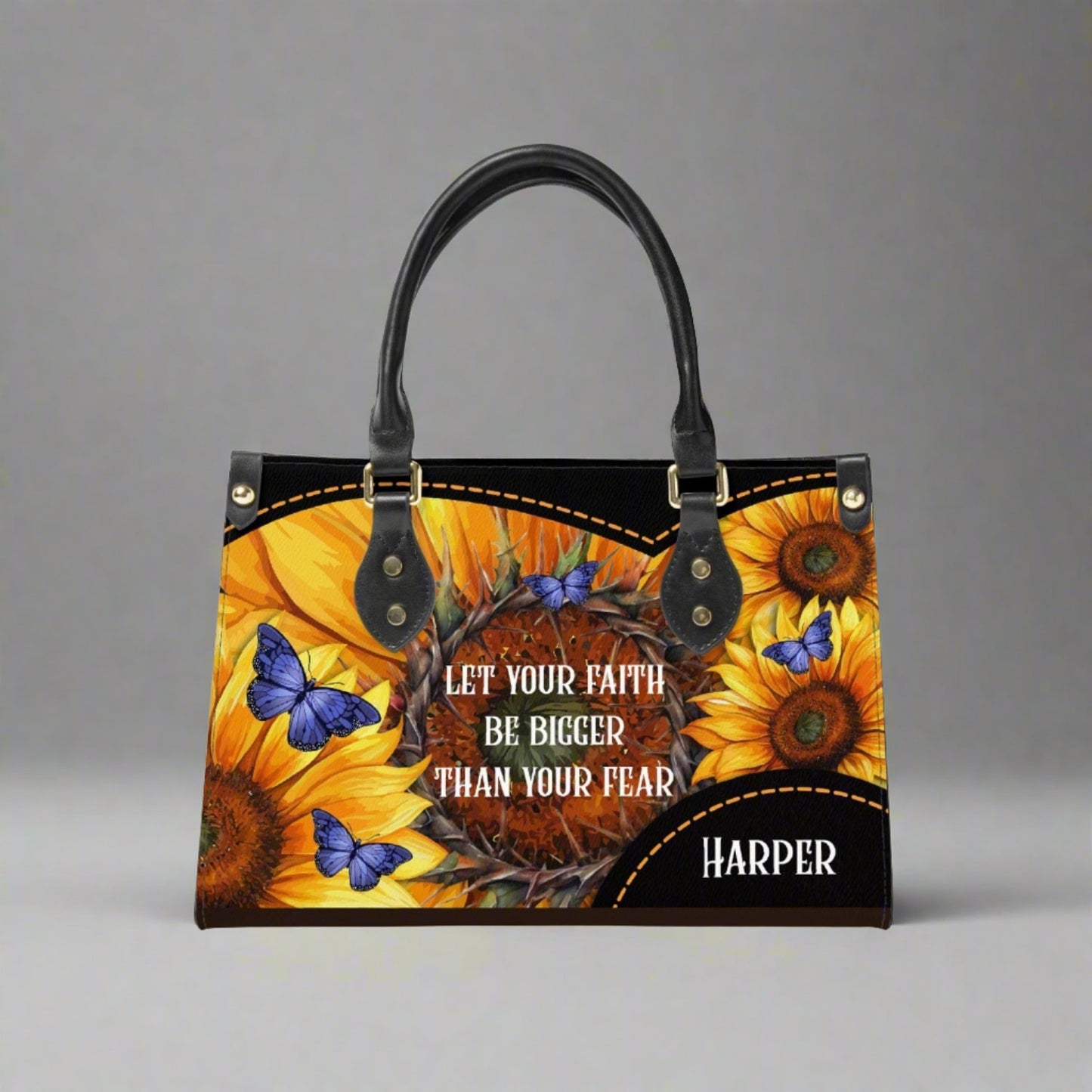 Let Your Faith Be Bigger - Women's Bespoke Bag - Long Strap