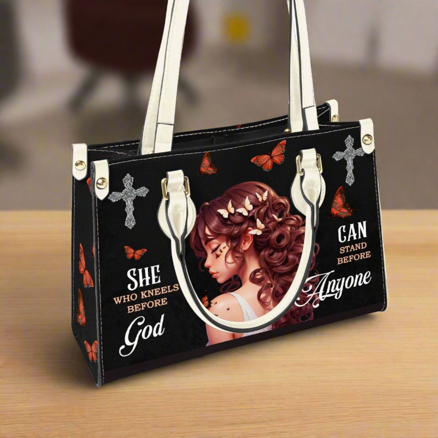Kneels Before God - Women's Bespoke Bag - Long Strap
