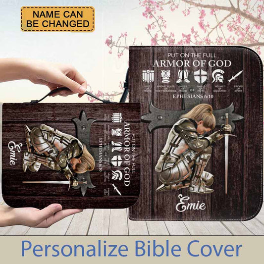 Armor Of God - The Names Of God - Personalized Bible Cover