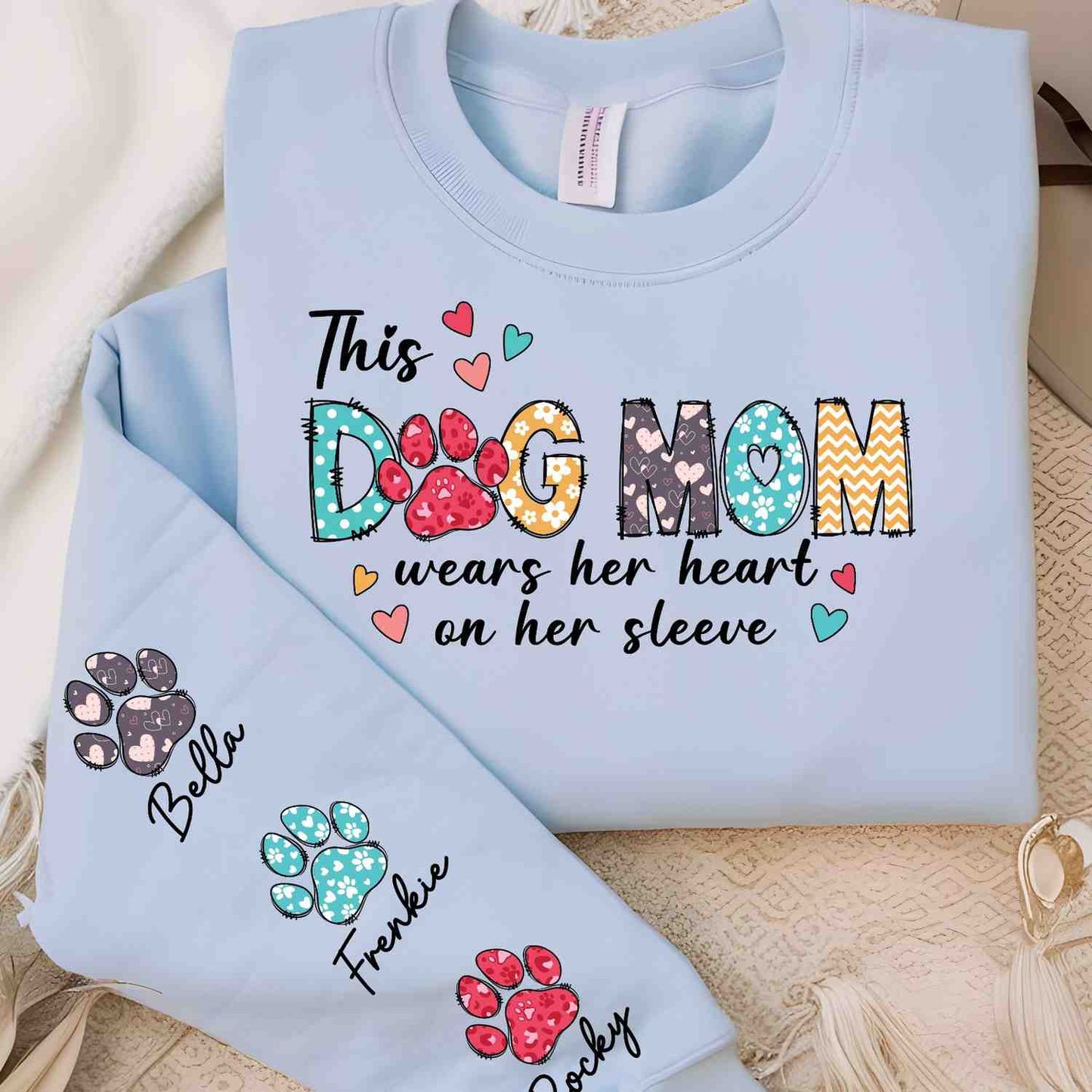 Dog Mom Crewneck Sweatshirt [New Arrival]
