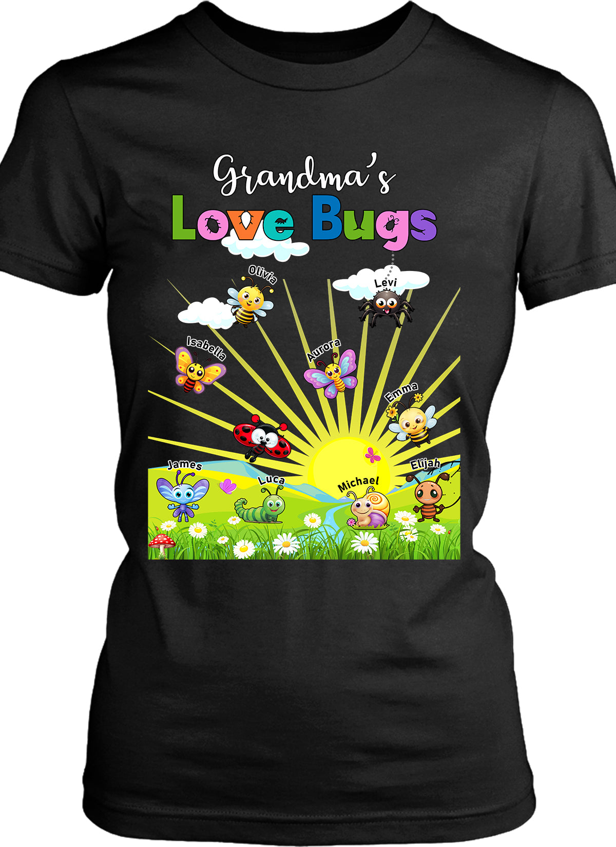 New Love Bugs Personalized - Personalized gifts for Grandma Or Mom