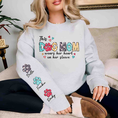 Dog Mom Crewneck Sweatshirt [New Arrival]