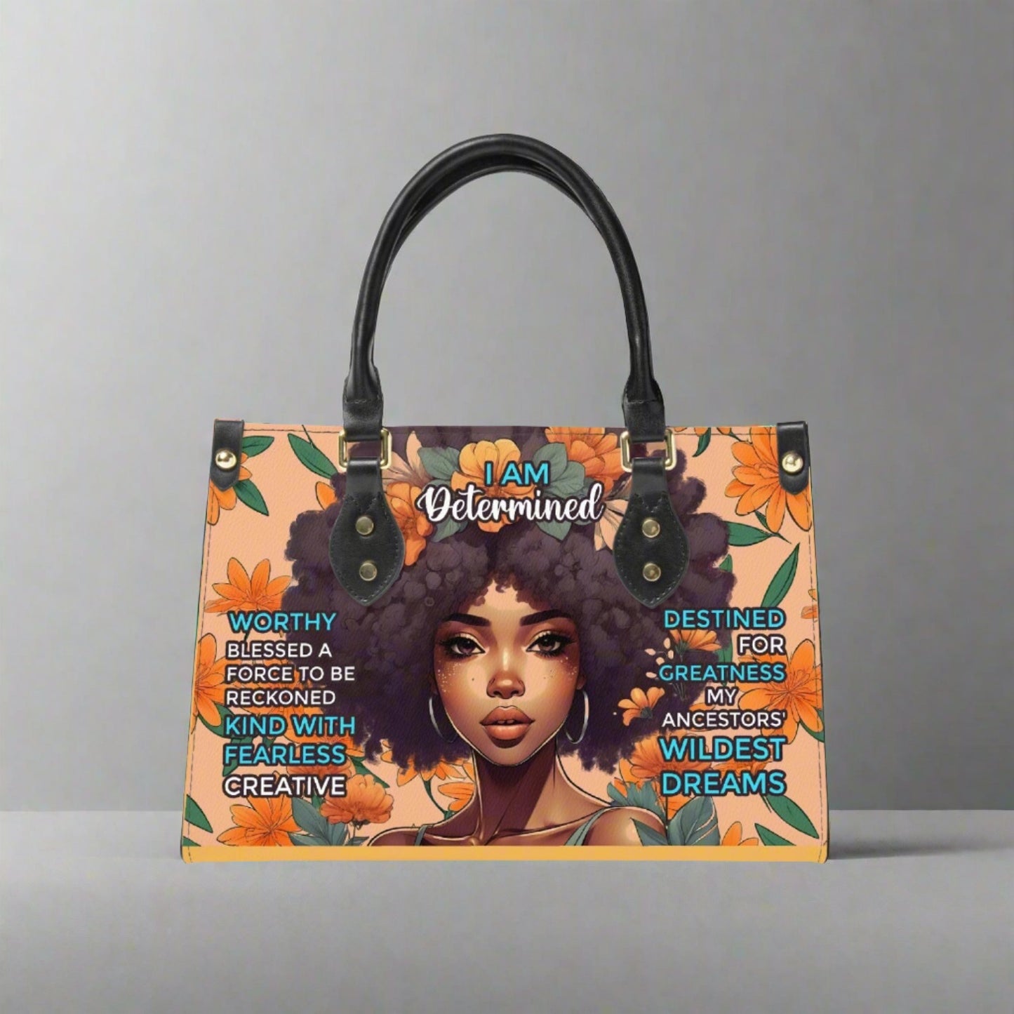 I am Determined - Women's Bespoke Bag - Long Strap