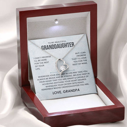 I Can't Promise - Grandpa - Forever Love Necklace