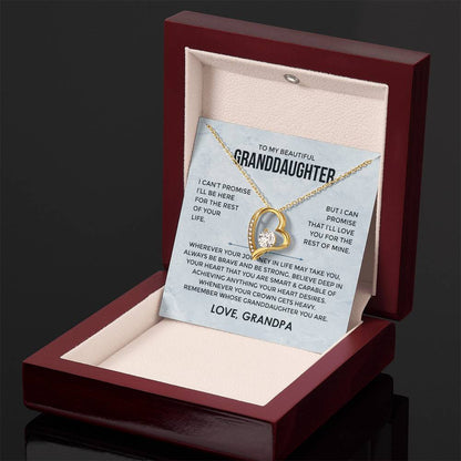 I Can't Promise - Grandpa - Forever Love Necklace