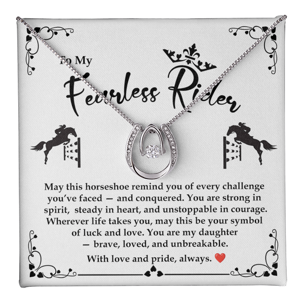 Fearless Rider - Horseshoe Pendant