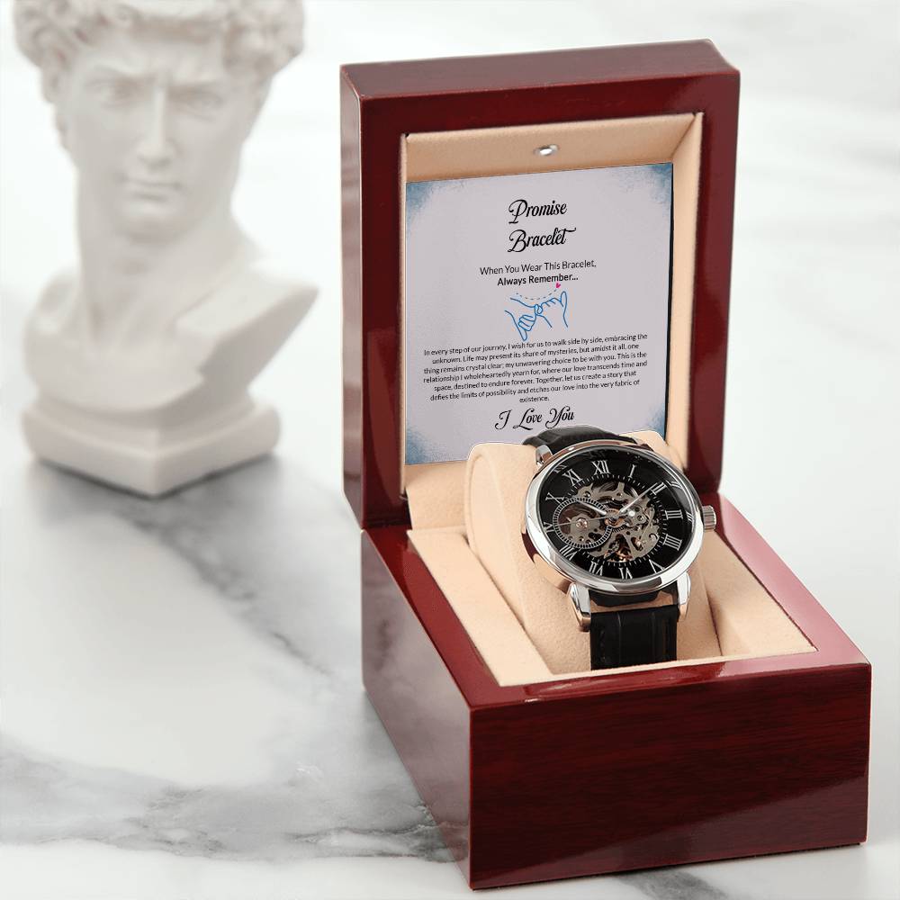 Alway Remember Men's Openwork Watch