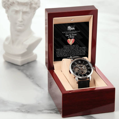 Forever and Always - Men's Openwork Watch