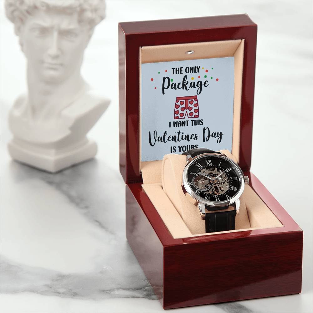 Your Package Men's Openwork Watch