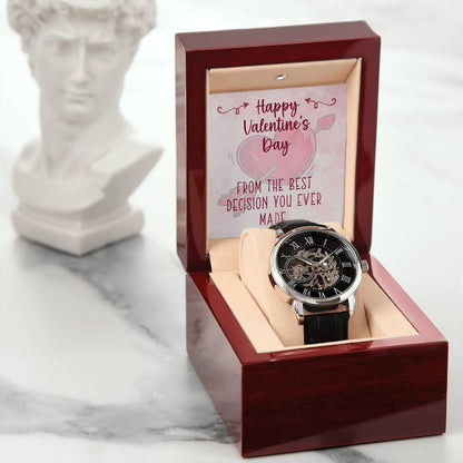 Best Decision Men's Openwork Watch