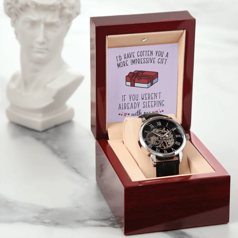 Impressive Gift - Men's Openwork Watch