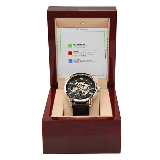 Men's Openwork Watch