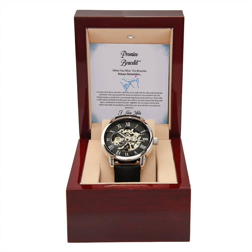 Alway Remember Men's Openwork Watch