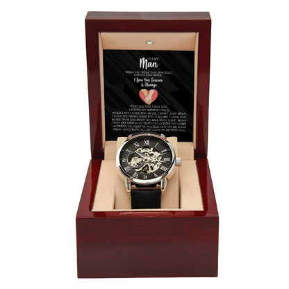 Forever and Always - Men's Openwork Watch