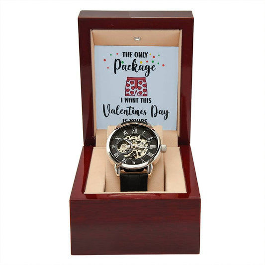 Your Package Men's Openwork Watch