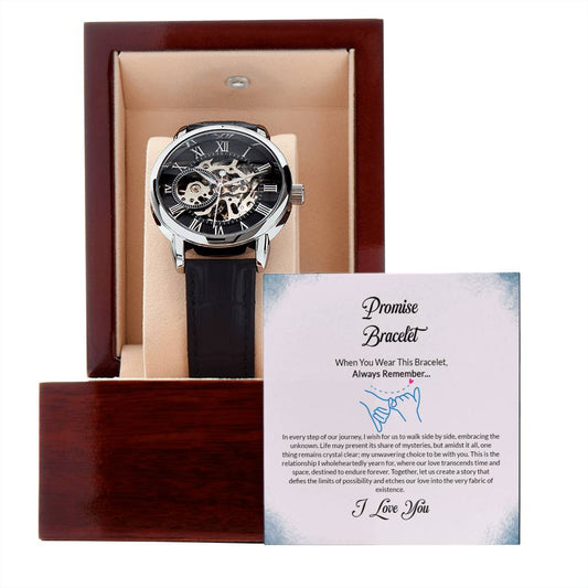 Alway Remember Men's Openwork Watch