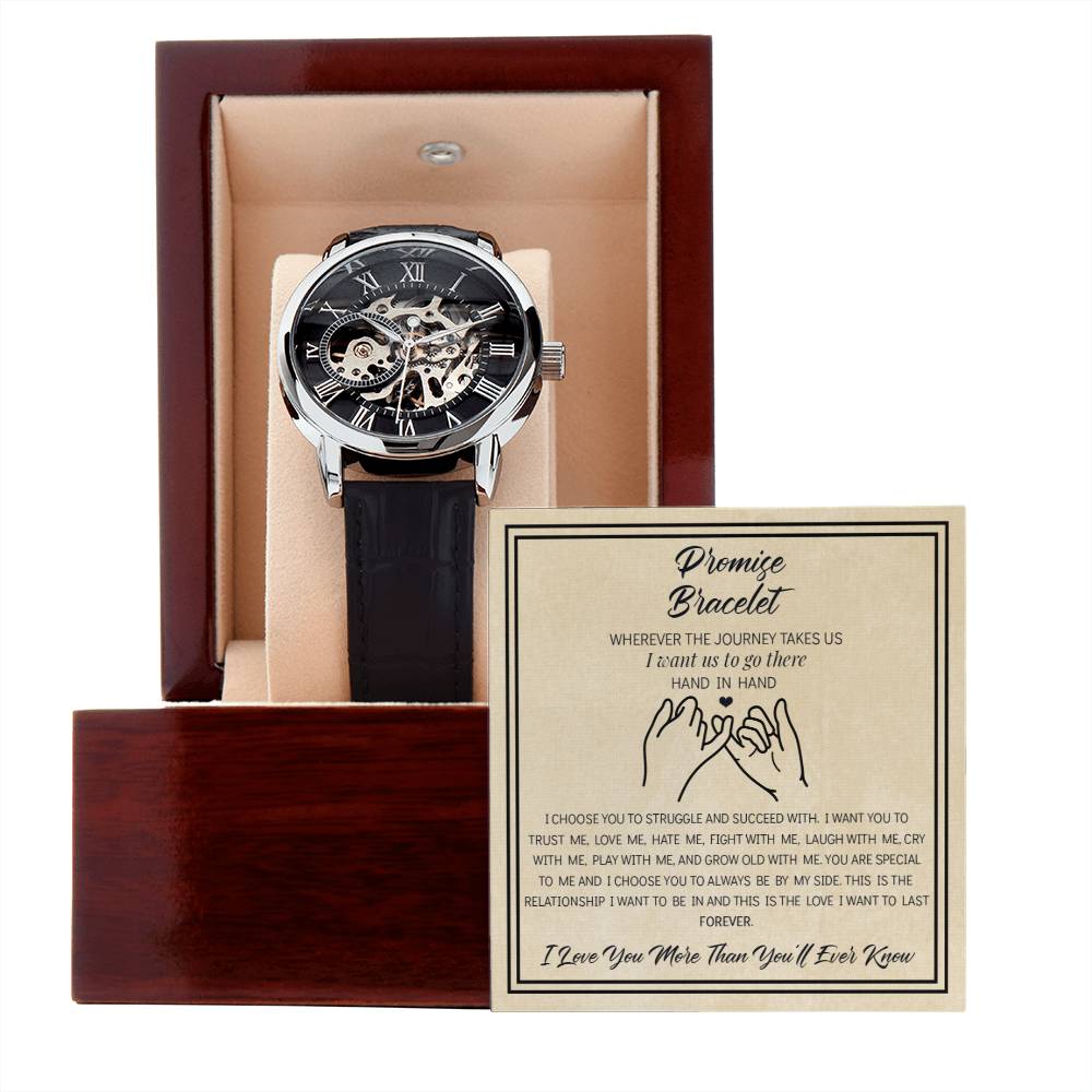 Promise - Men's Openwork Watch