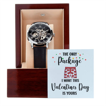 Your Package Men's Openwork Watch