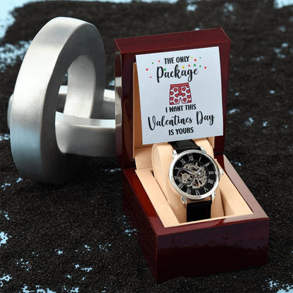 Your Package Men's Openwork Watch