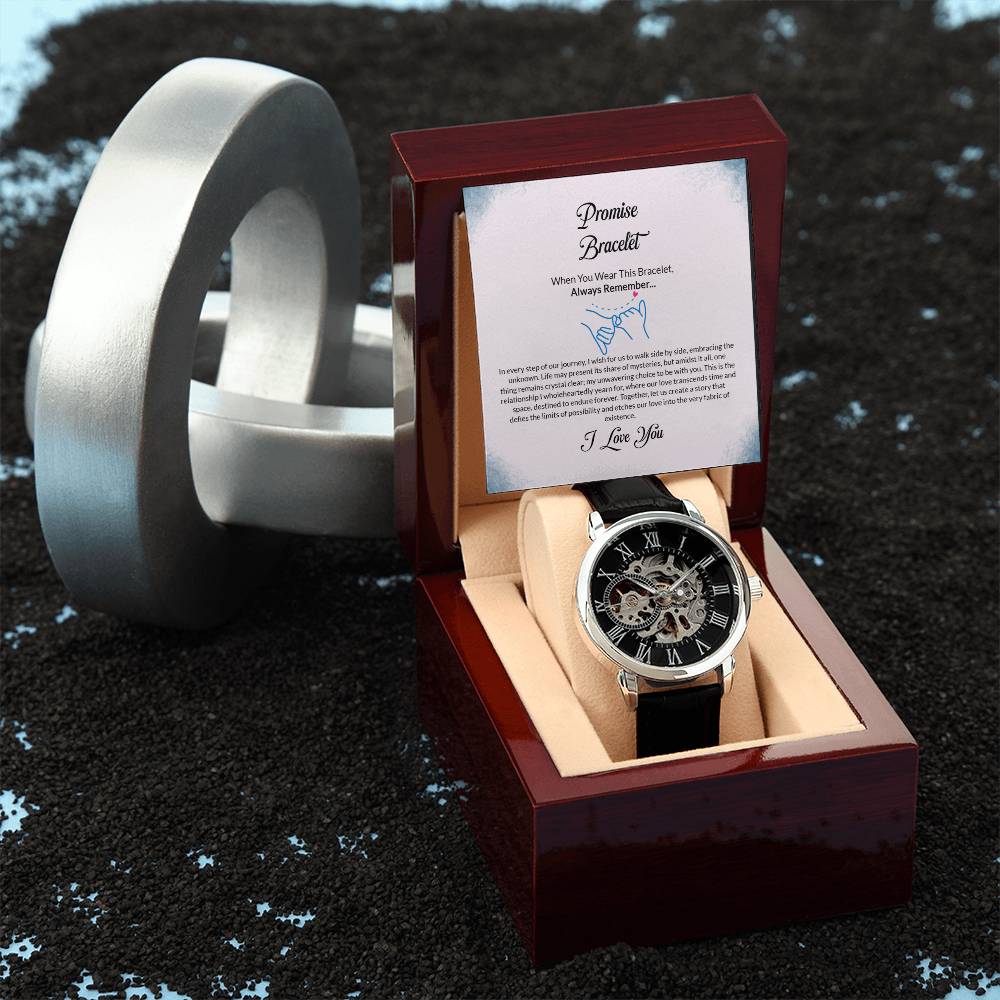 Alway Remember Men's Openwork Watch
