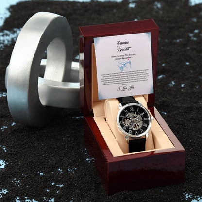 Alway Remember Men's Openwork Watch
