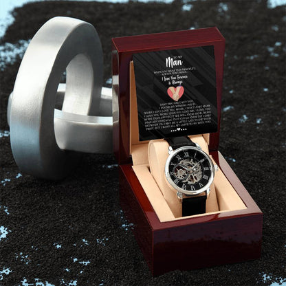 Forever and Always - Men's Openwork Watch