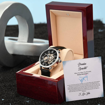 Alway Remember Men's Openwork Watch