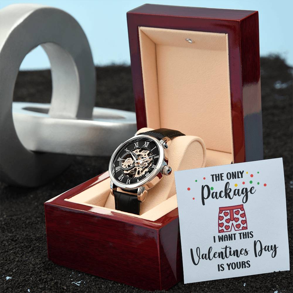 Your Package Men's Openwork Watch