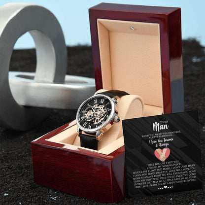 Forever and Always - Men's Openwork Watch
