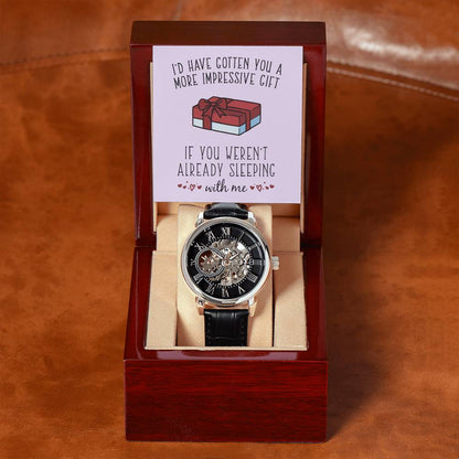 Impressive Gift - Men's Openwork Watch