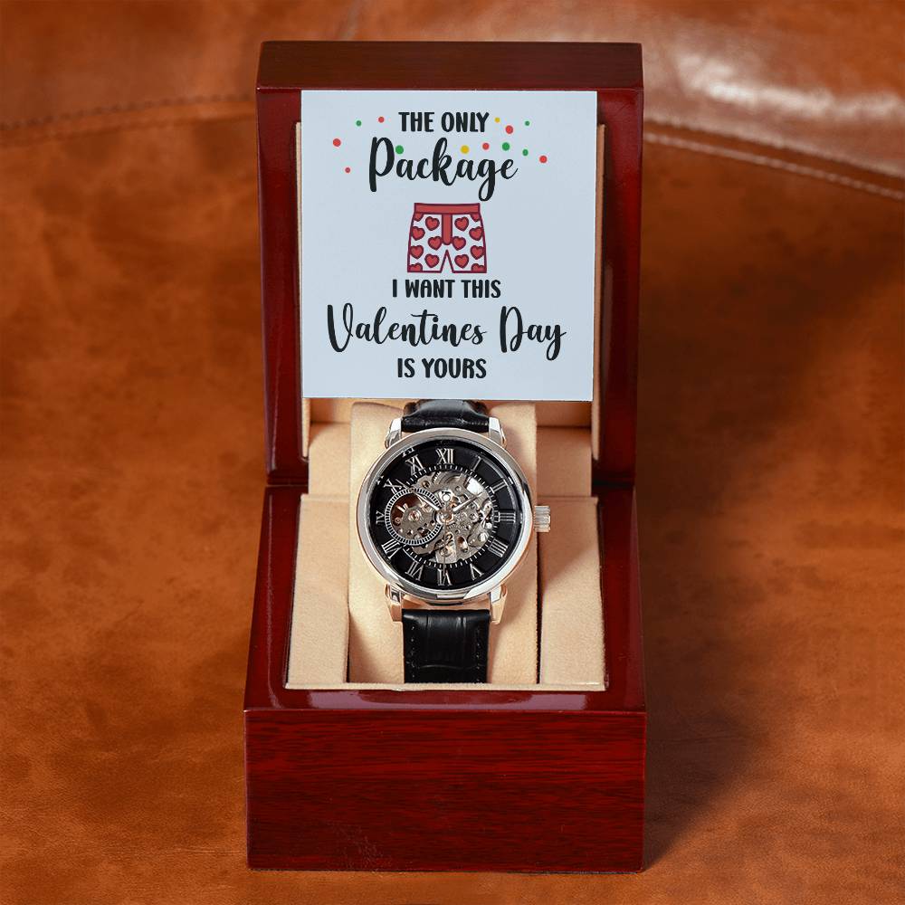 Your Package Men's Openwork Watch