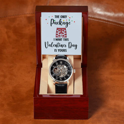 Your Package Men's Openwork Watch