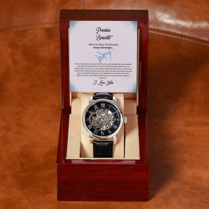 Alway Remember Men's Openwork Watch