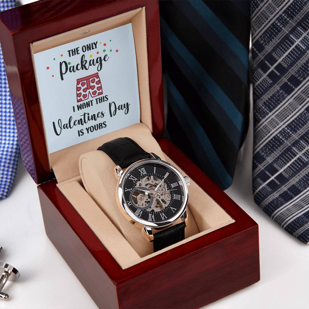 Your Package Men's Openwork Watch