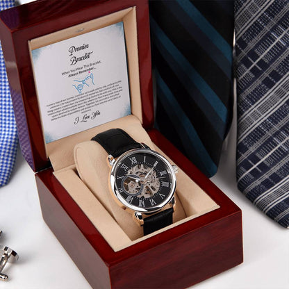 Alway Remember Men's Openwork Watch