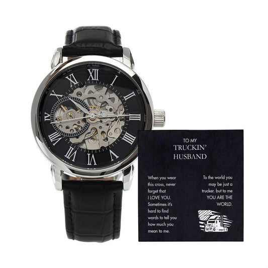 Trucker -  Men's Openwork Watch