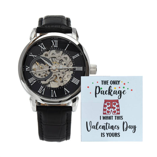 Your Package Men's Openwork Watch