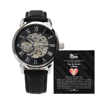 Forever and Always - Men's Openwork Watch