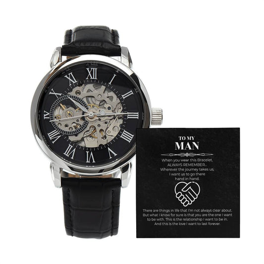 Hand In Hand - Men's Openwork Watch