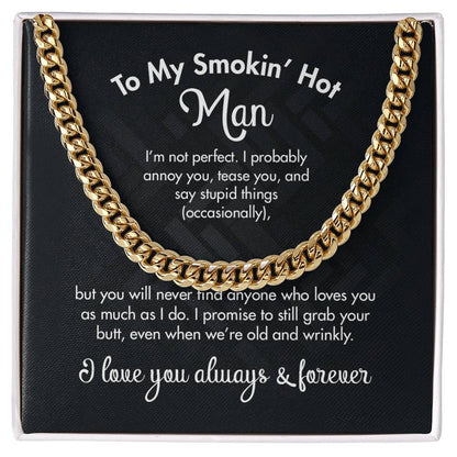 I'm Not Perfect - Cuban Link Chain