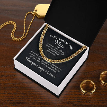 I'm Not Perfect - Cuban Link Chain